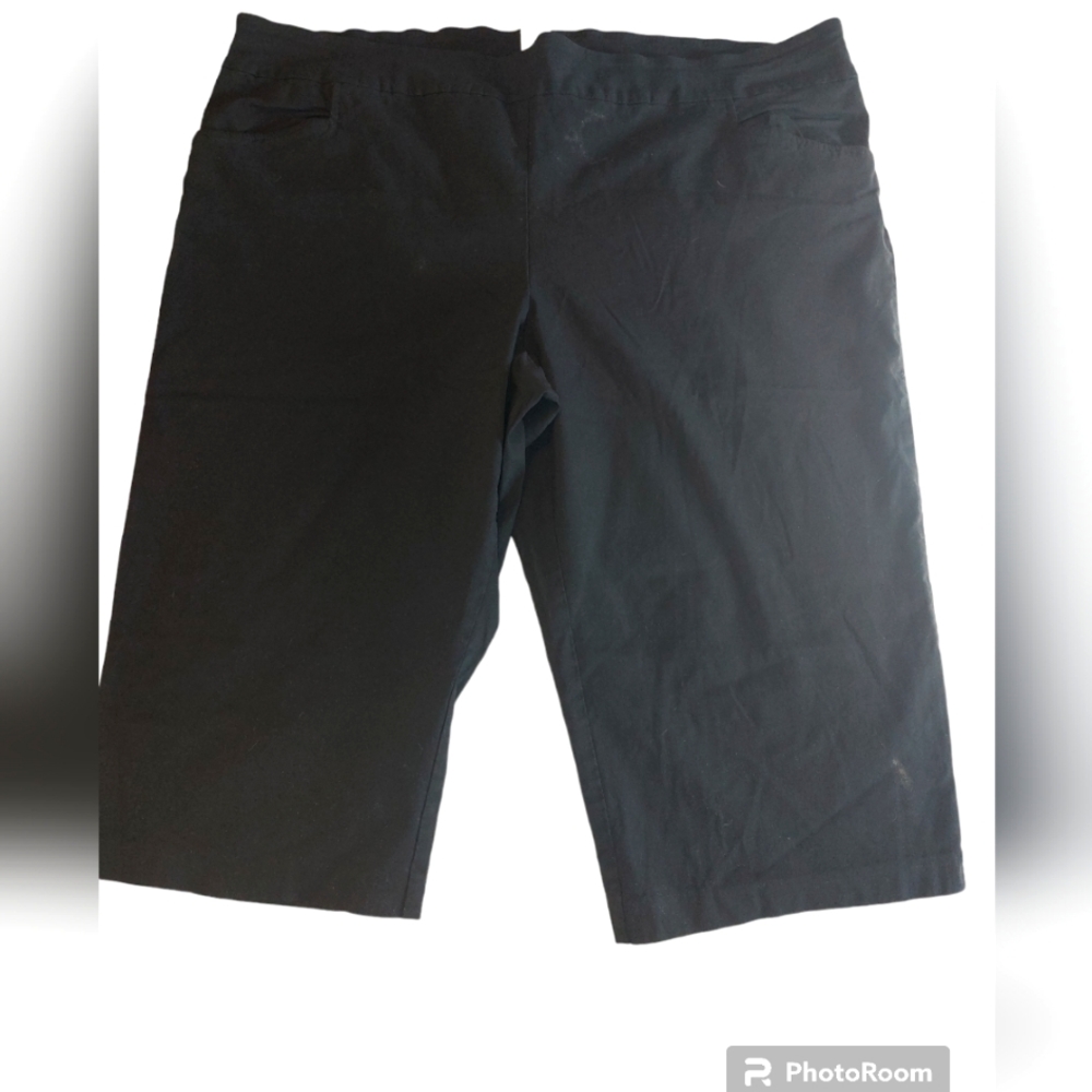 Terra & Sky Plus Size 3X Capri Pants, pull on style